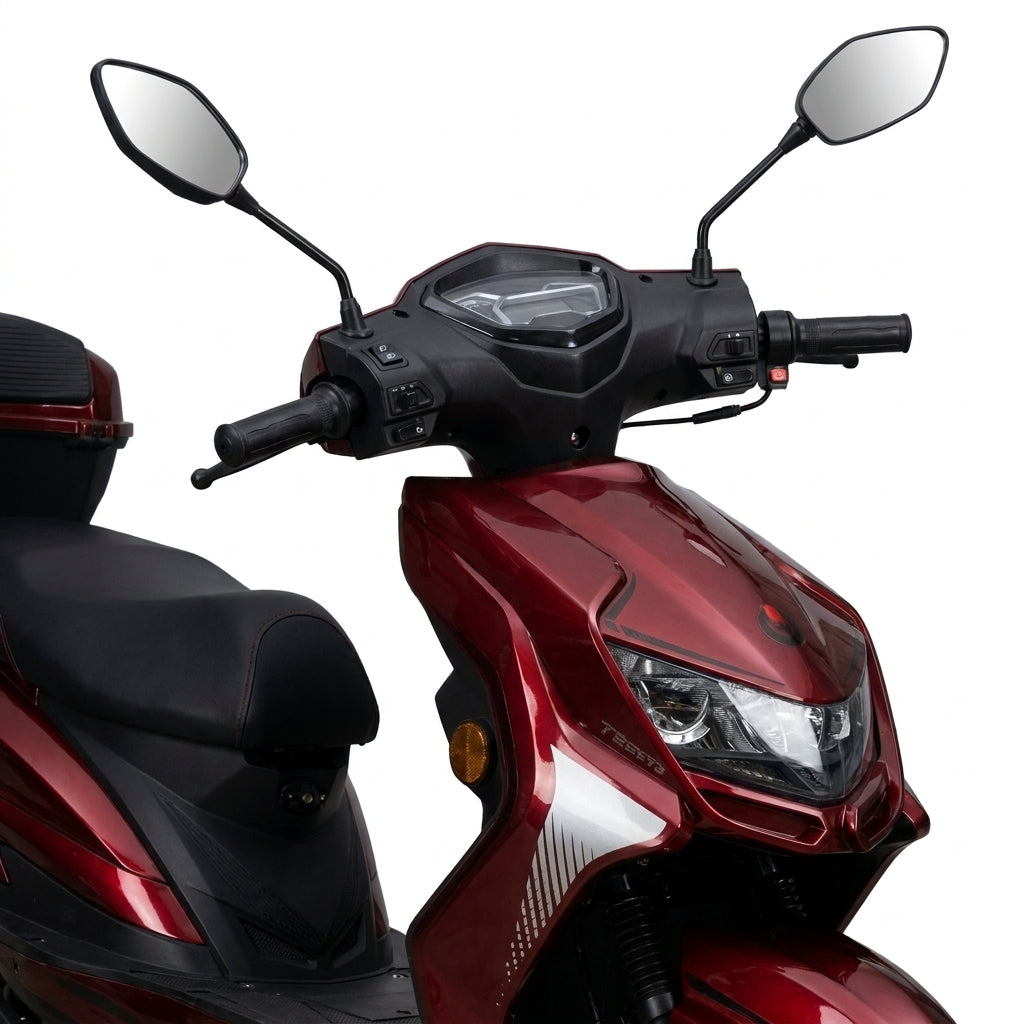 Električni moped VENECO BN011 TIGER 72V 20Ah - bordo