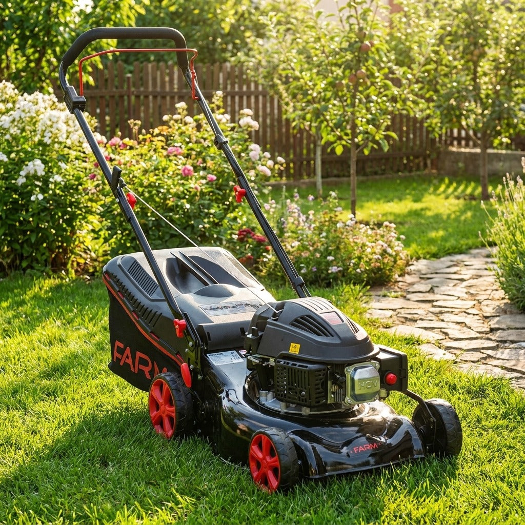 FARM Motorna kosilica gurajuća 17" OHV-99cc sa korpom