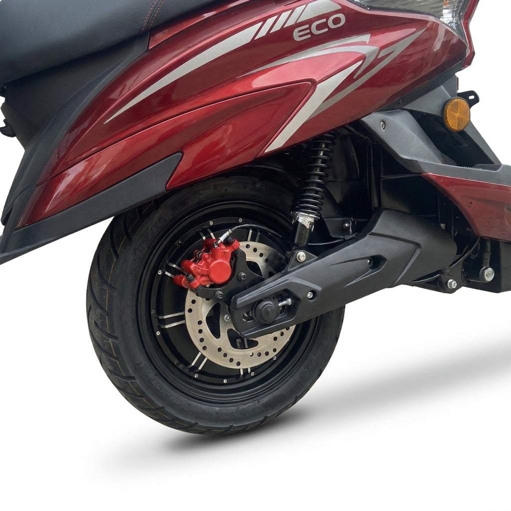 Električni moped VENECO BN011 TIGER 72V 20Ah - bordo