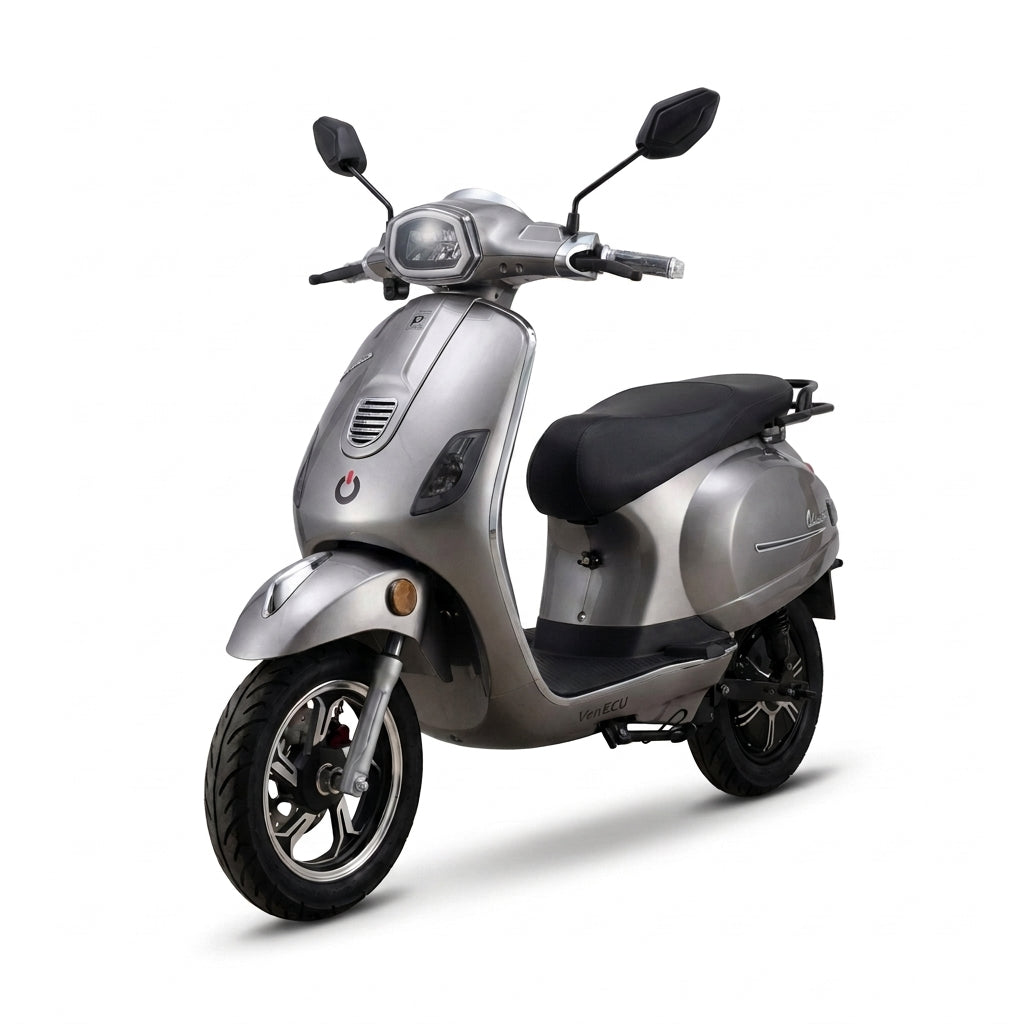 Električni moped VENECO BN009 CLASSICO 72V 20Ah - siva