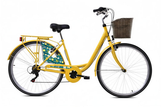 BICIKL CAPRIOLO DIANA CITY 28" 6HT zuto - Zenski city bicikl